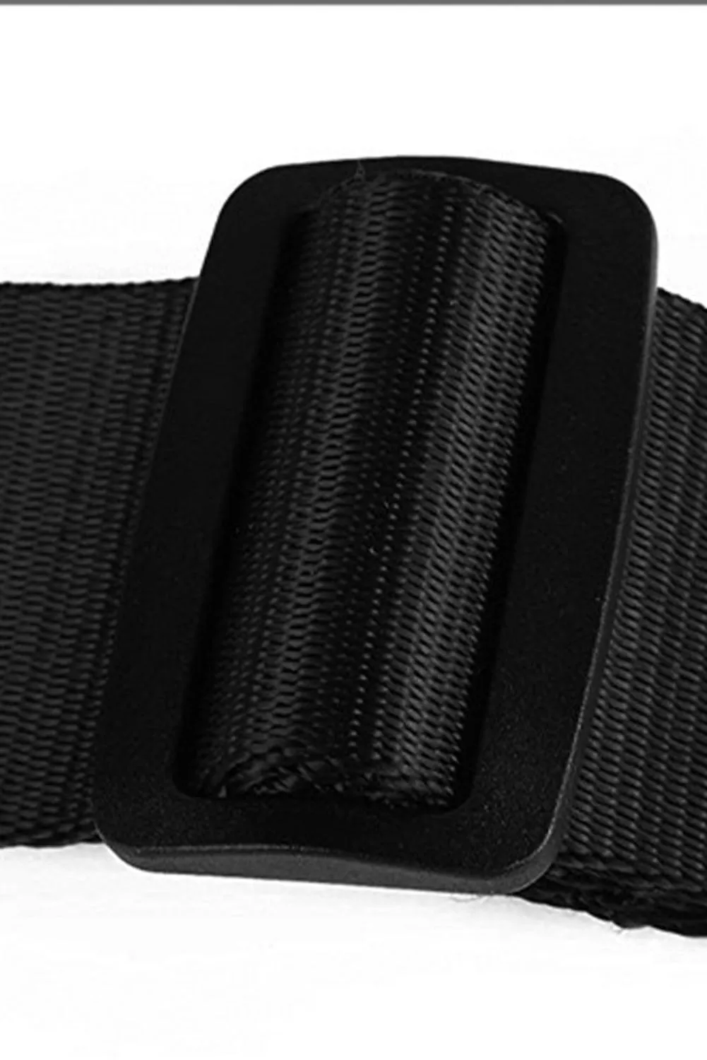 Black Waterproof Zipped Crossbody Chest Bag 20*5*14cm