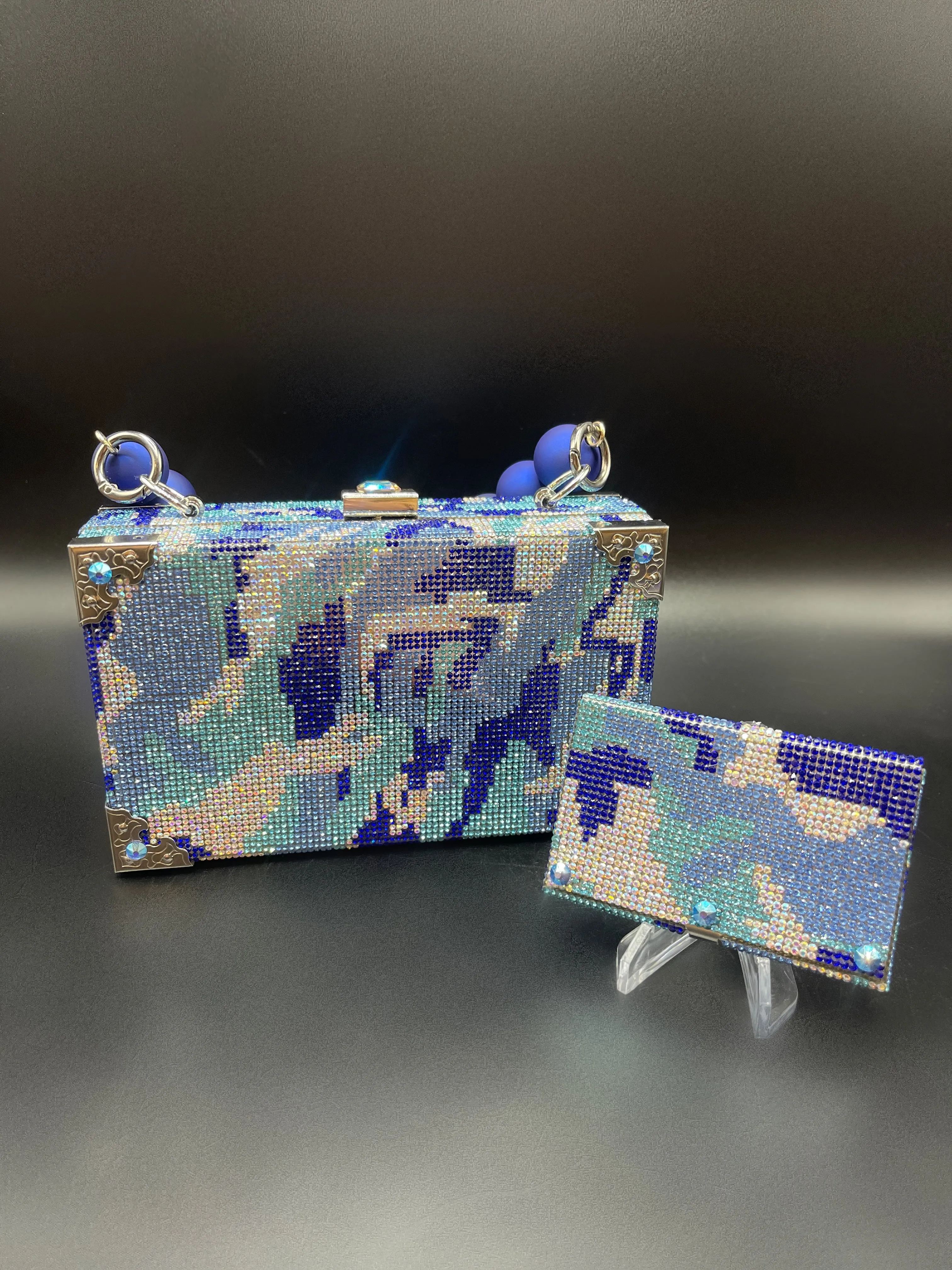 Blue AB Camo Glam