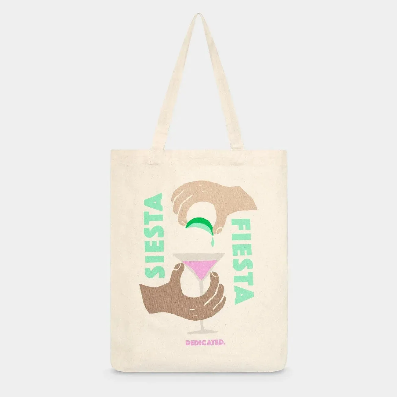 Bolso Tote Bag Dedicated Siesta Fiesta Off White