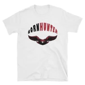 Born Hunter Eagle T Shirt White Eagle Hunter T Shirt for Men