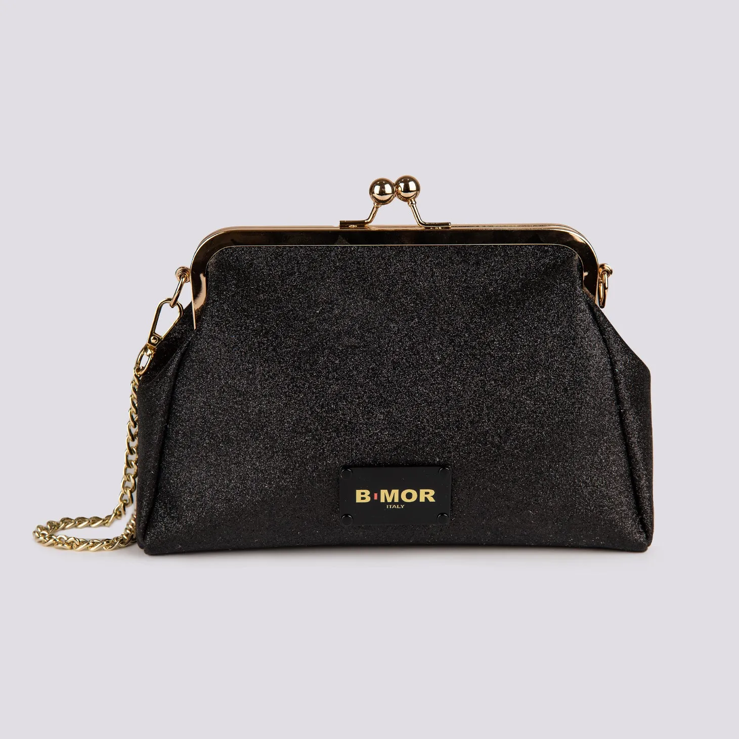 Borsa Clutch Shiny GLITTER Barbie Black