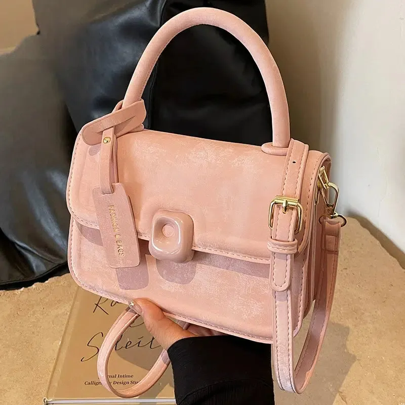 Buckle All-match Crossbody Handbag