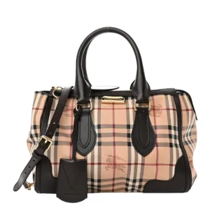 Burberry Bag, Haymarket Check Small Satchel