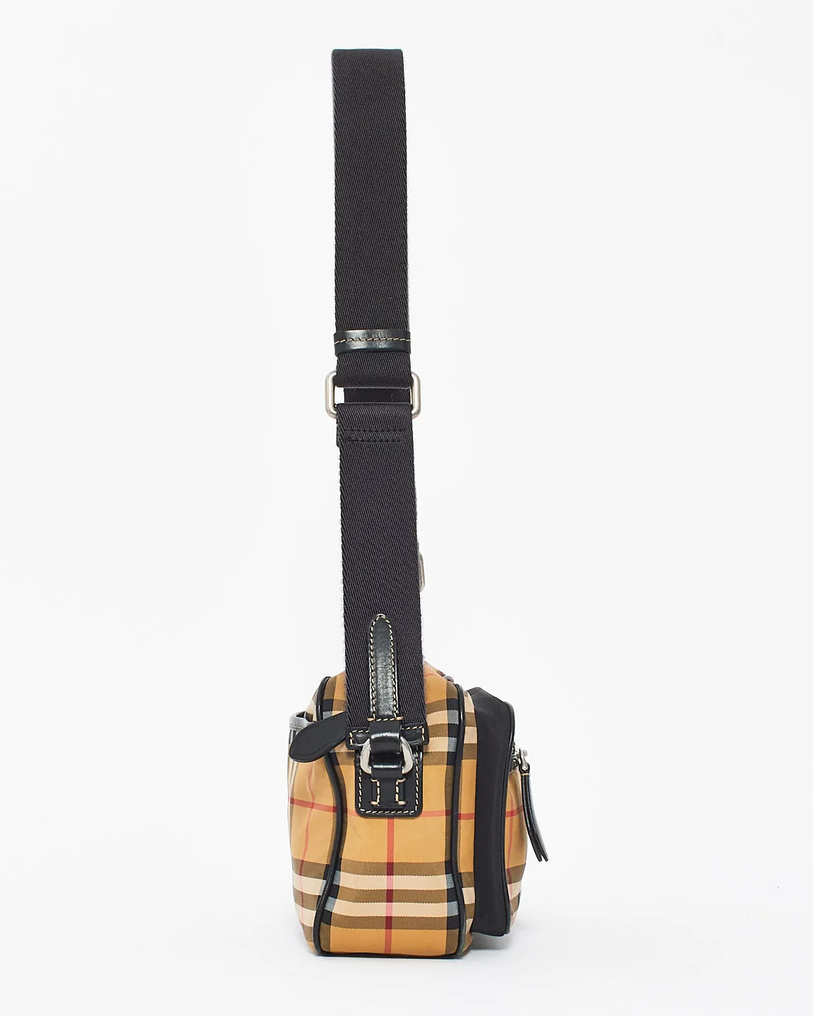 Burberry Beige Vintage Check Paddy Small Crossbody Bag