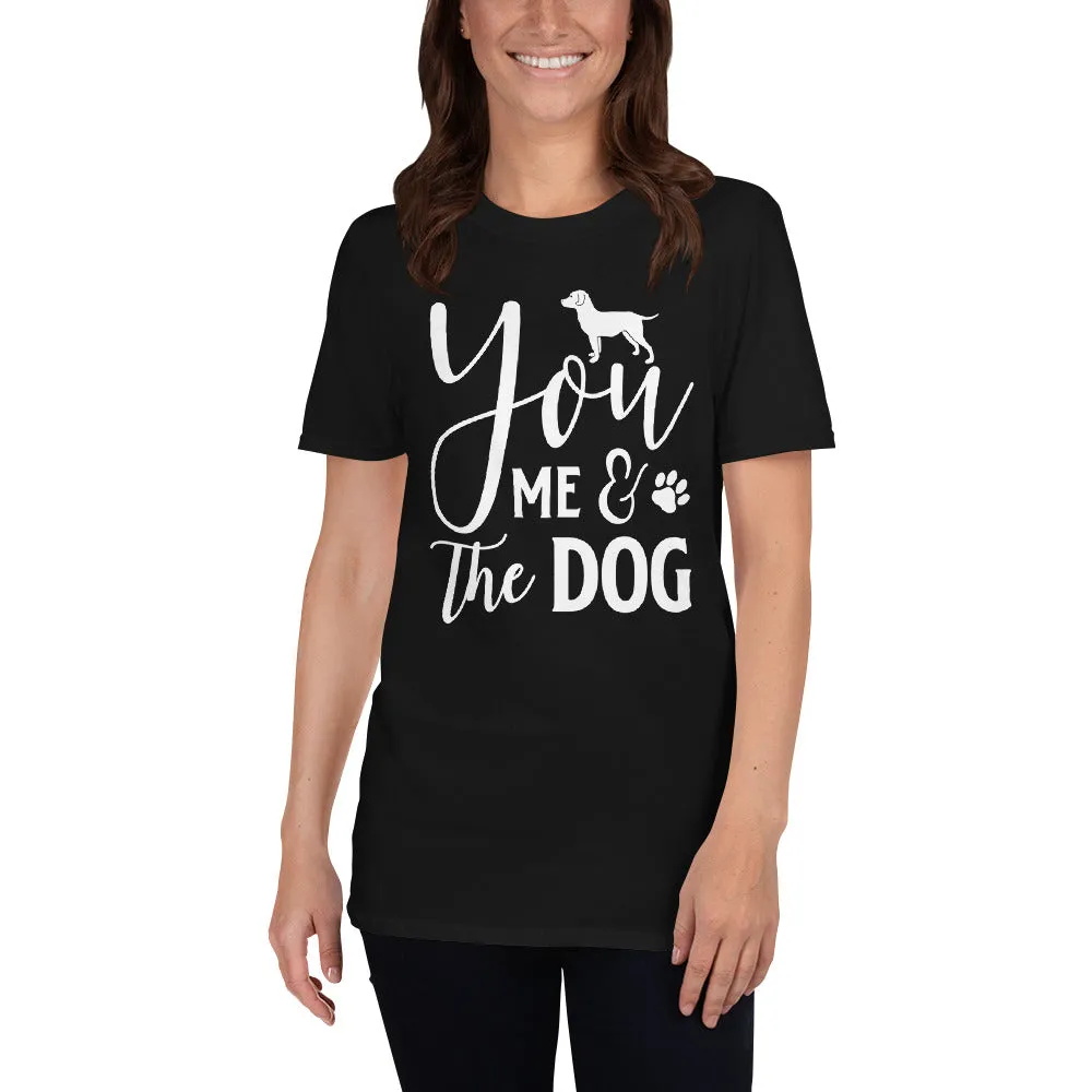 Buy You Me & The Dog  T-Shirt for Women in Black