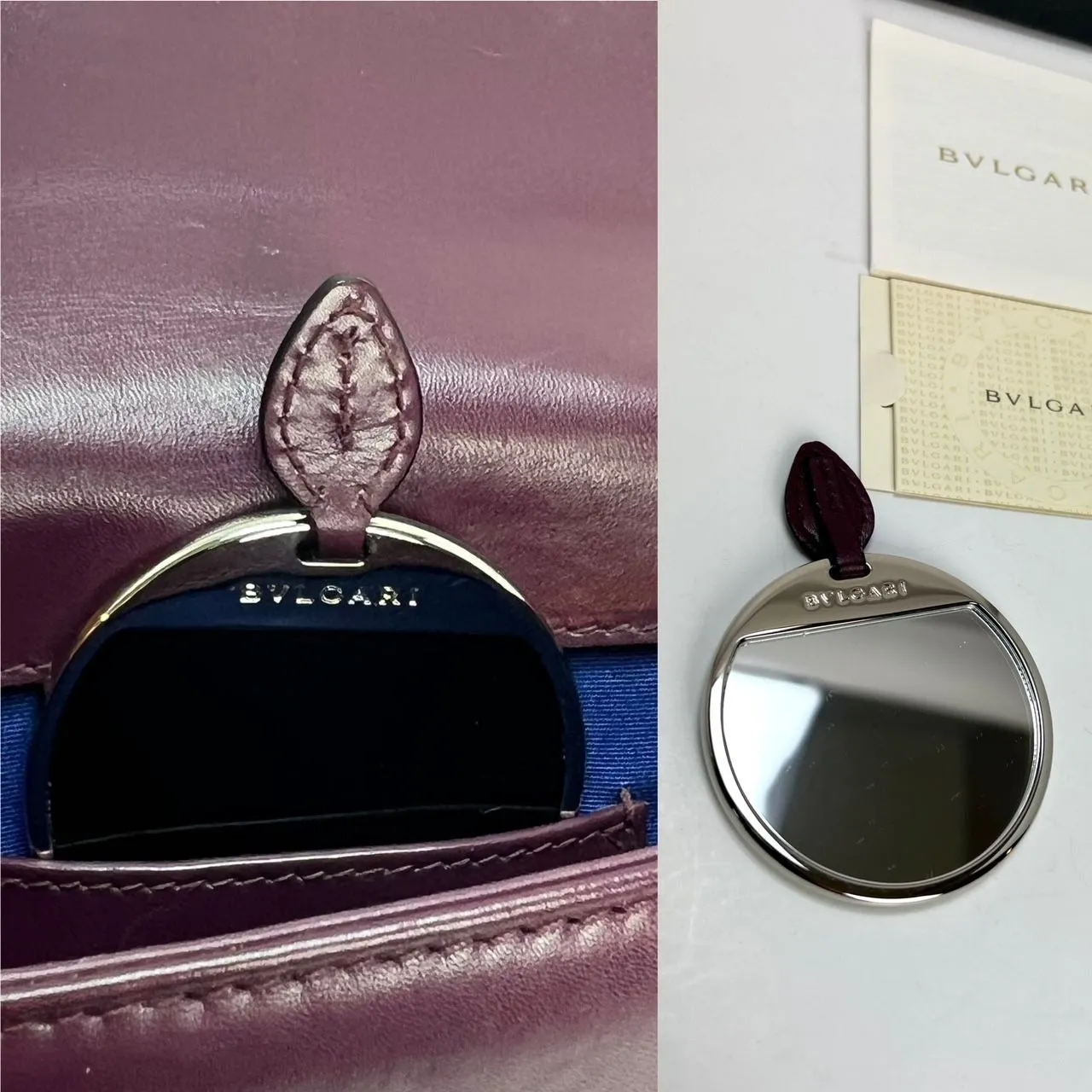 Bvlgari Calfskin Small Serpenti Forever Snake Plum Crossbody Bag