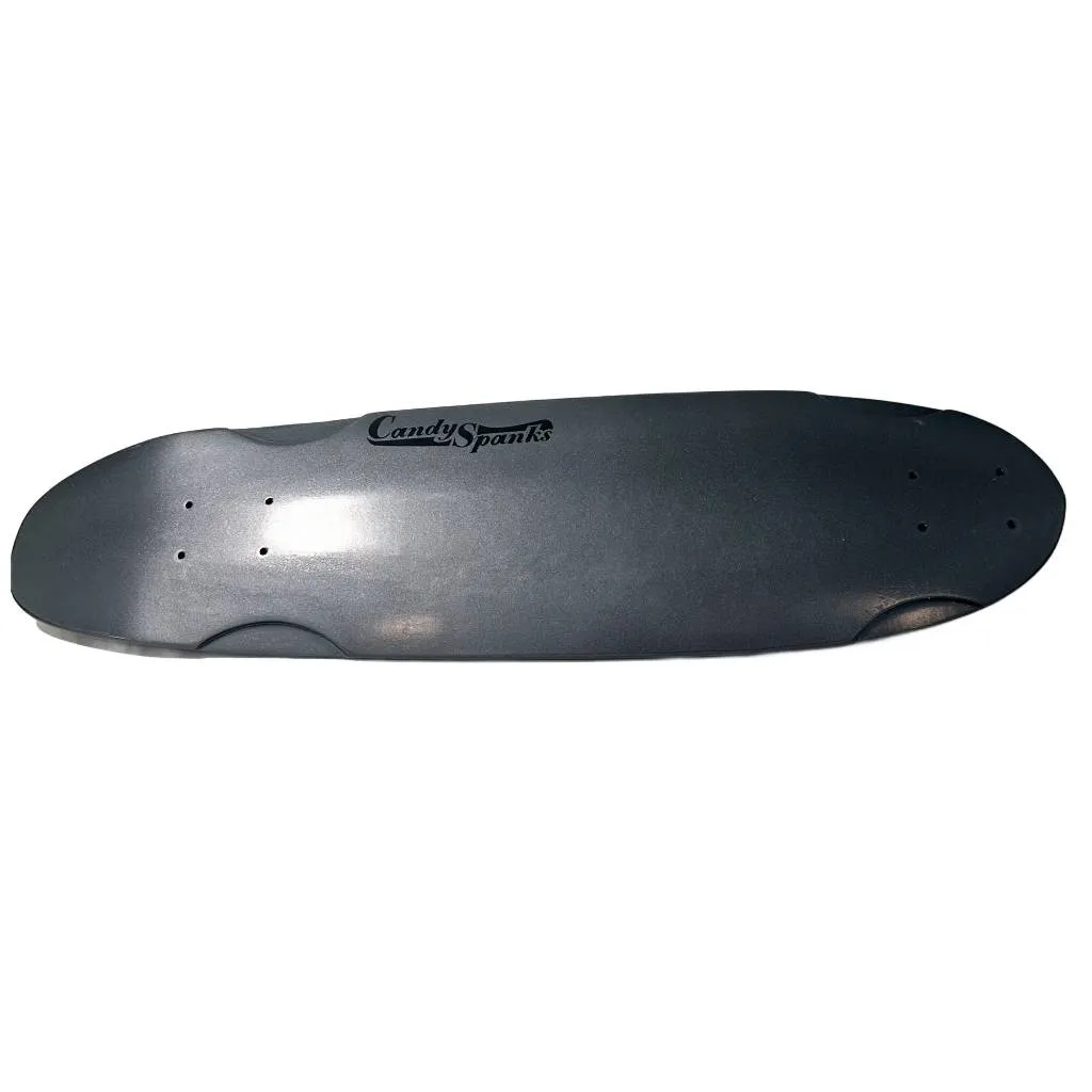 Candy Spanks Granicus metalic grey skateboard longboard