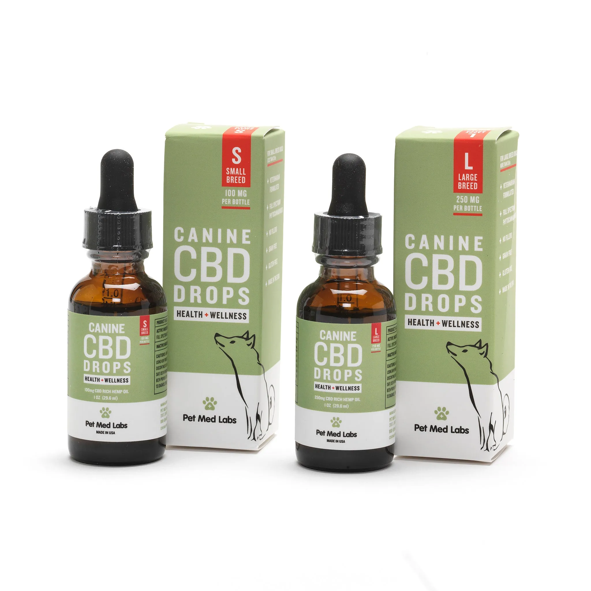 CANINE HEALTH   WELLNESS CBD DROPS: Small Breed