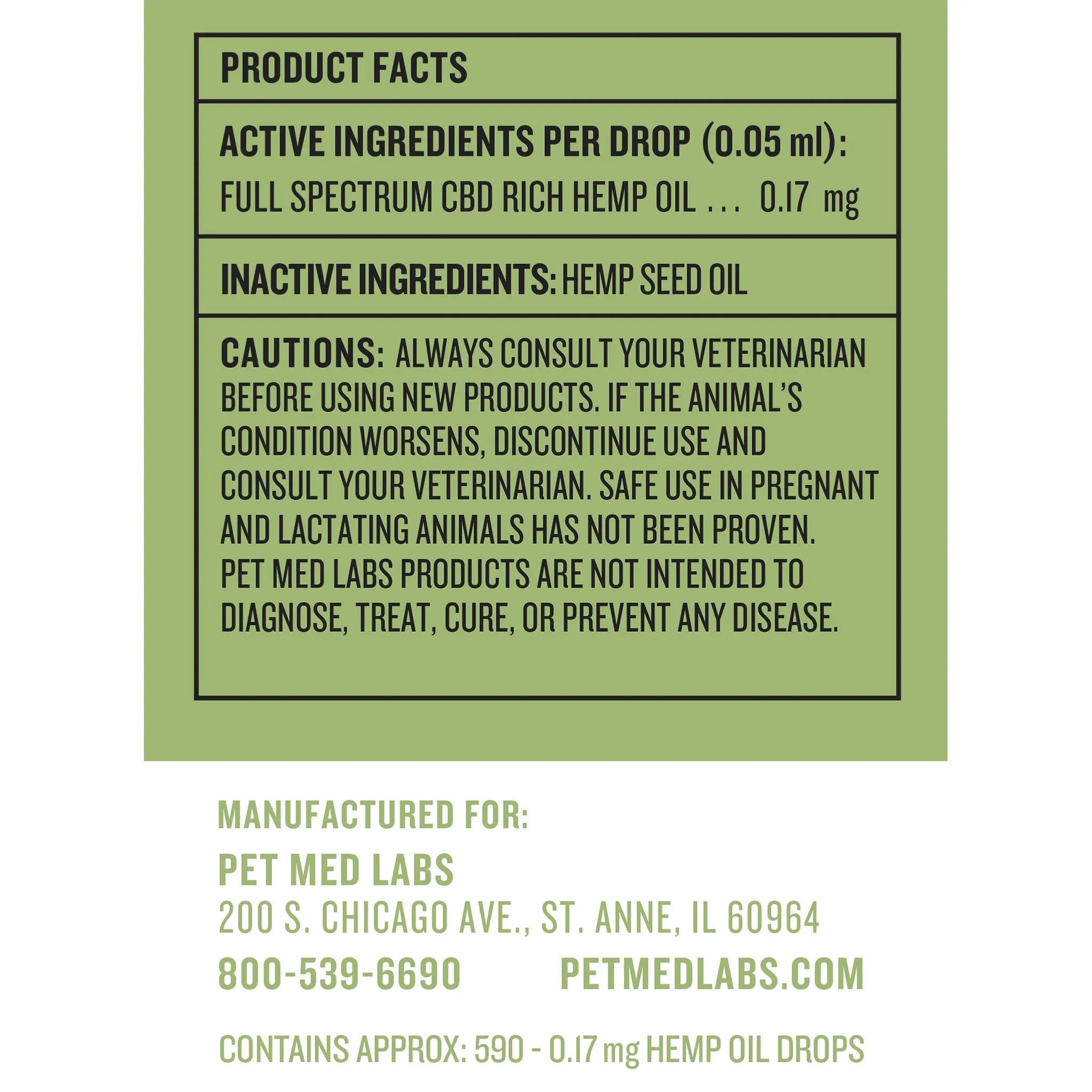 CANINE HEALTH   WELLNESS CBD DROPS: Small Breed
