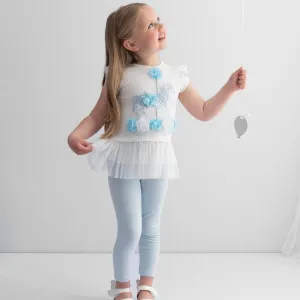 CARAMELO KIDS - Carousel Legging Set - Blue
