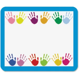 Carson Dellosa Education Grades PreK-5 Handprints Name Tags