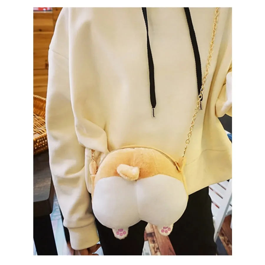 Cartoon Keki Ass Crossbody Bag