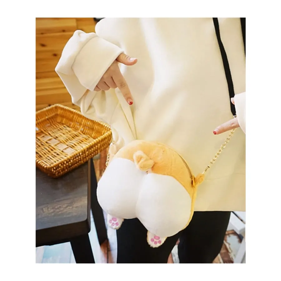 Cartoon Keki Ass Crossbody Bag