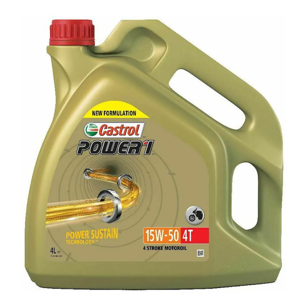 Castrol Power 1 4T 15W-50 Motor Oil (4L)