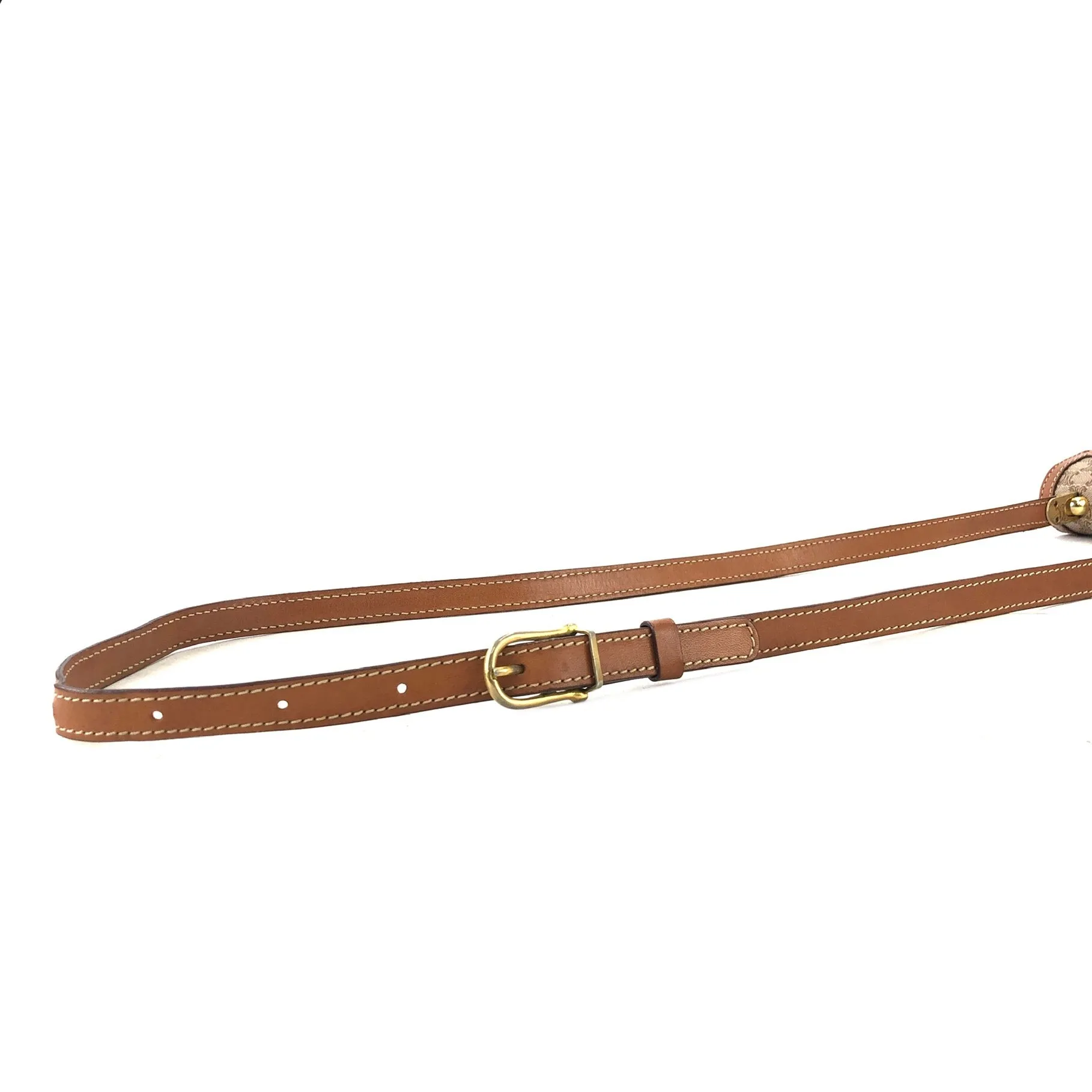CELINE Macadam Turn lock Crossbody Shoulder bag Beige Vintage Old CELINE pm76z3