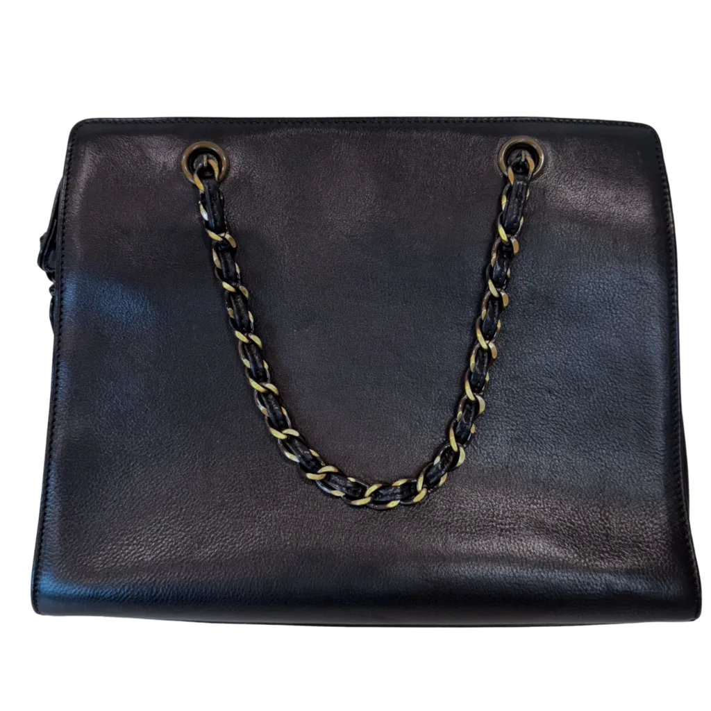 Chanel Black Shopping Tote
