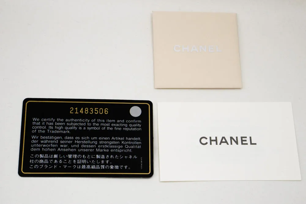 CHANEL Caviar Wallet On Chain WOC Black Shoulder Bag Crossbody n30