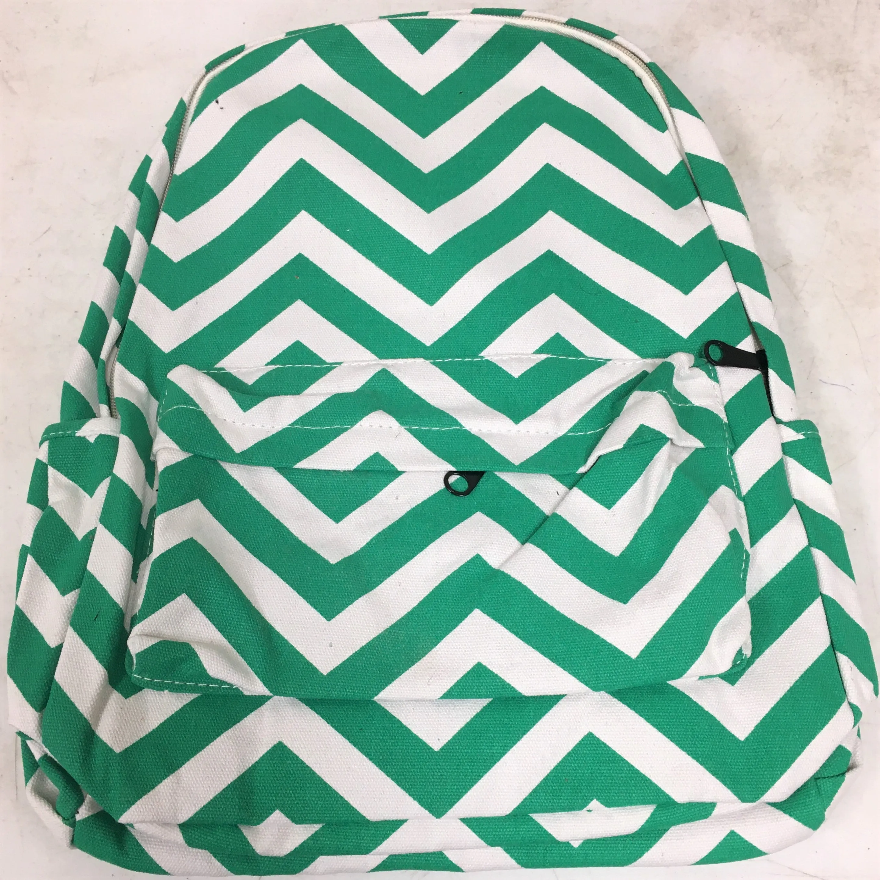 Chevron Backpack - Black, Blue, Green or Pink