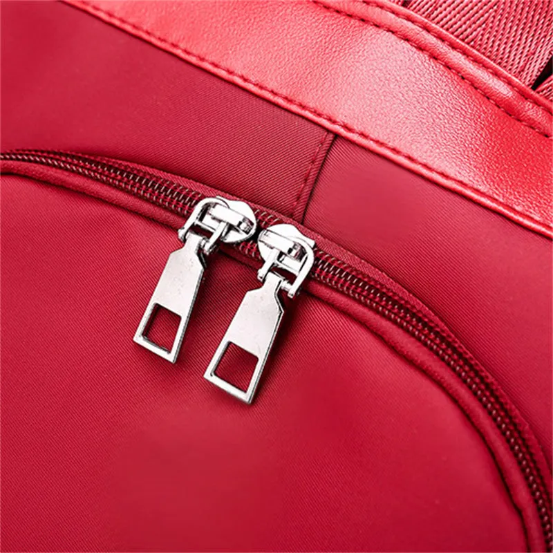 Chinese Style Dragonfly Embroidery Oxford Cloth Backpack for Women