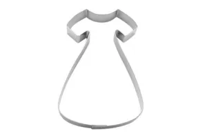 Christening Gown Simple 10cm Cookie Cutter
