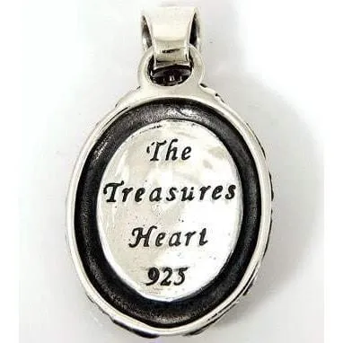 Christian Mary Cross Sterling Silver Pendant