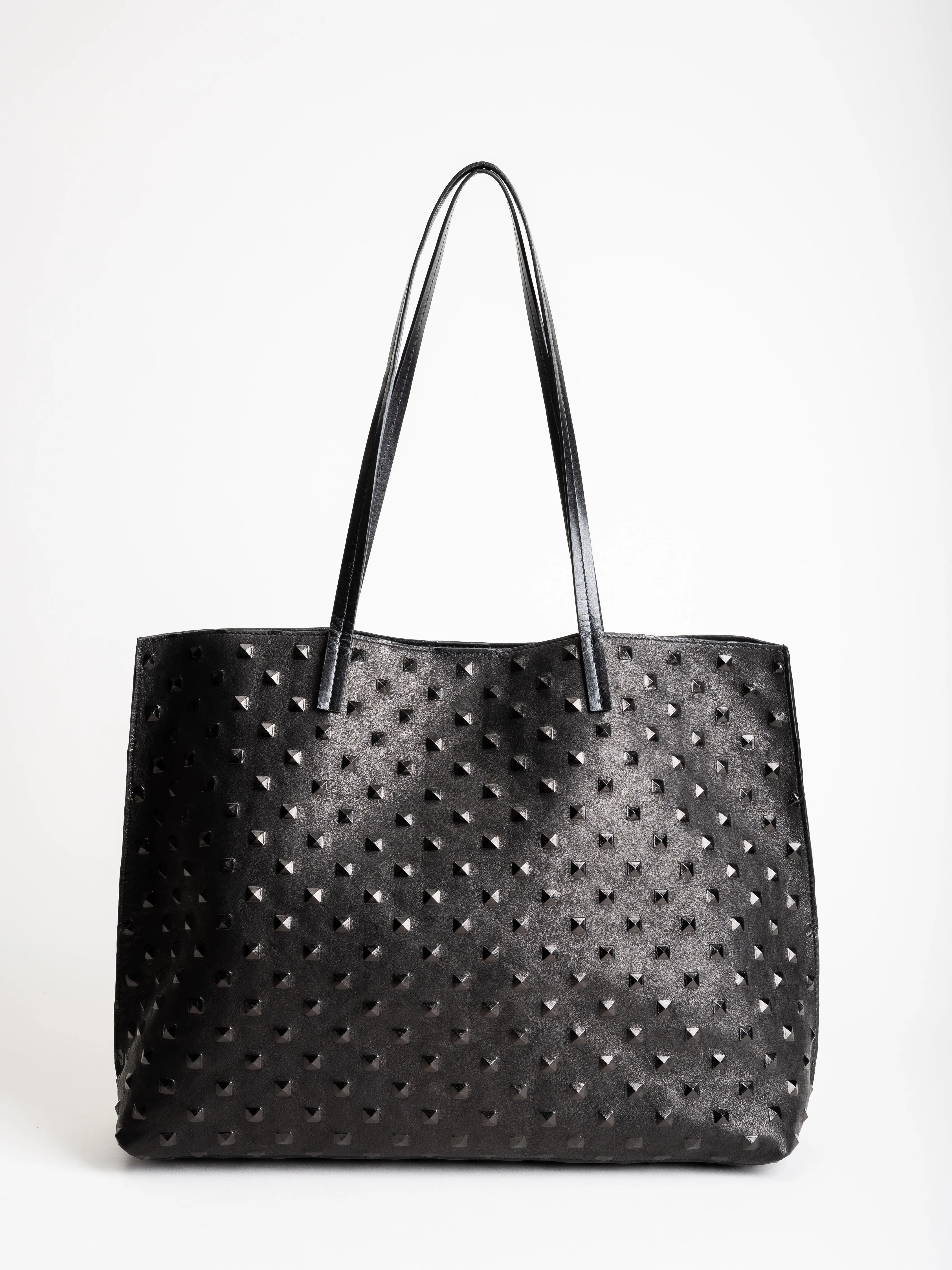 classic shopper - black stud