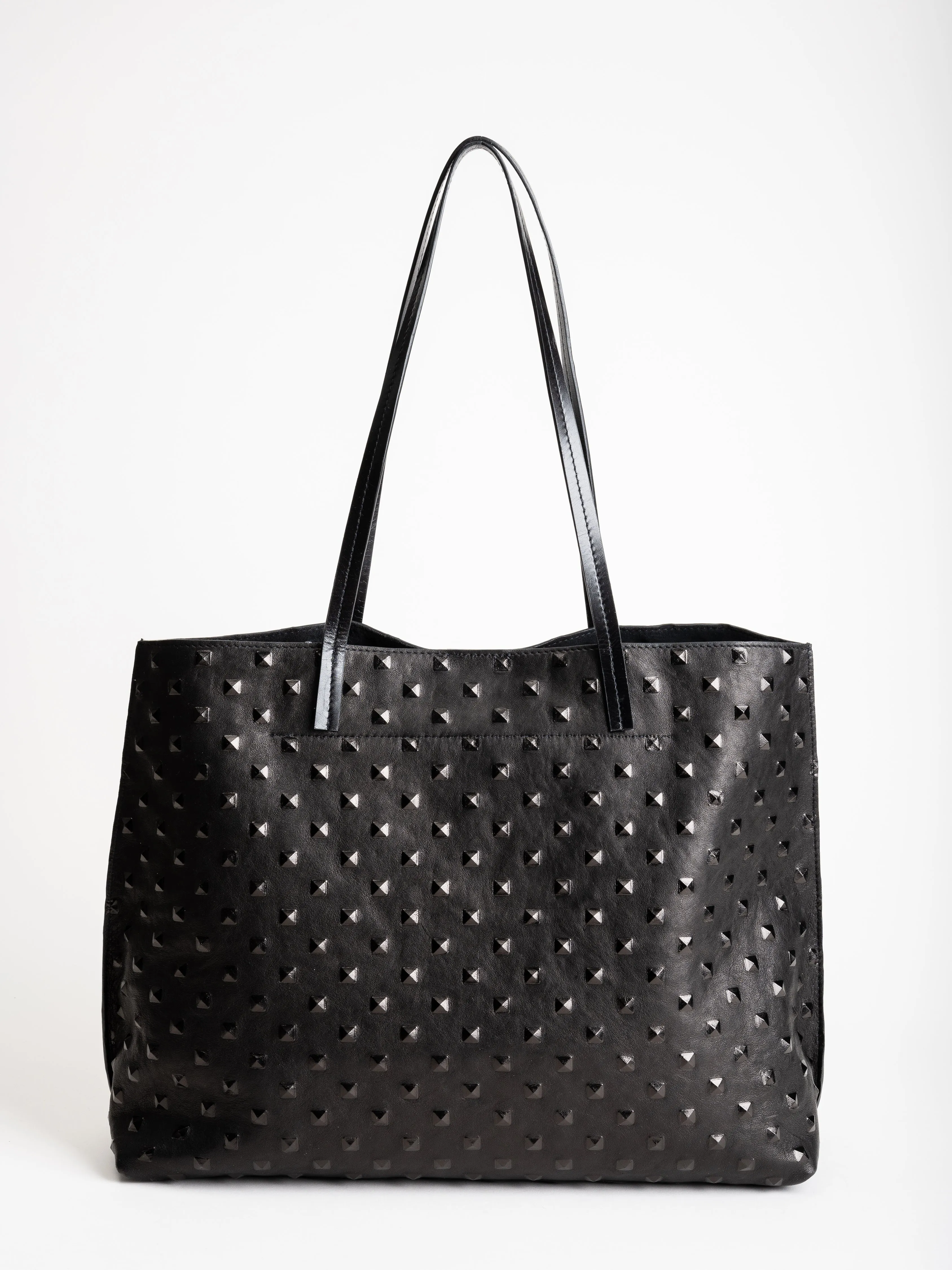 classic shopper - black stud