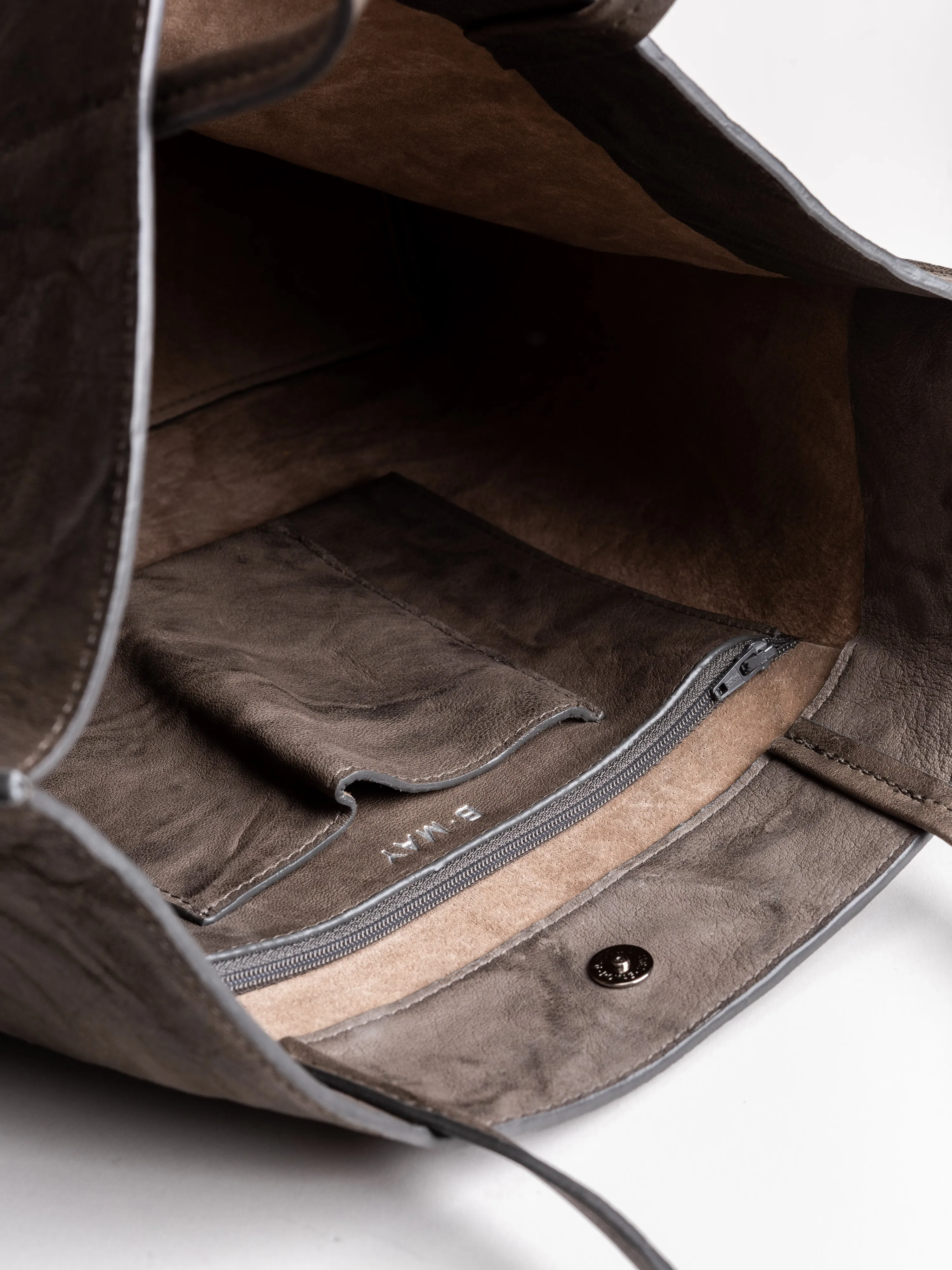 classic shopper - charcoal