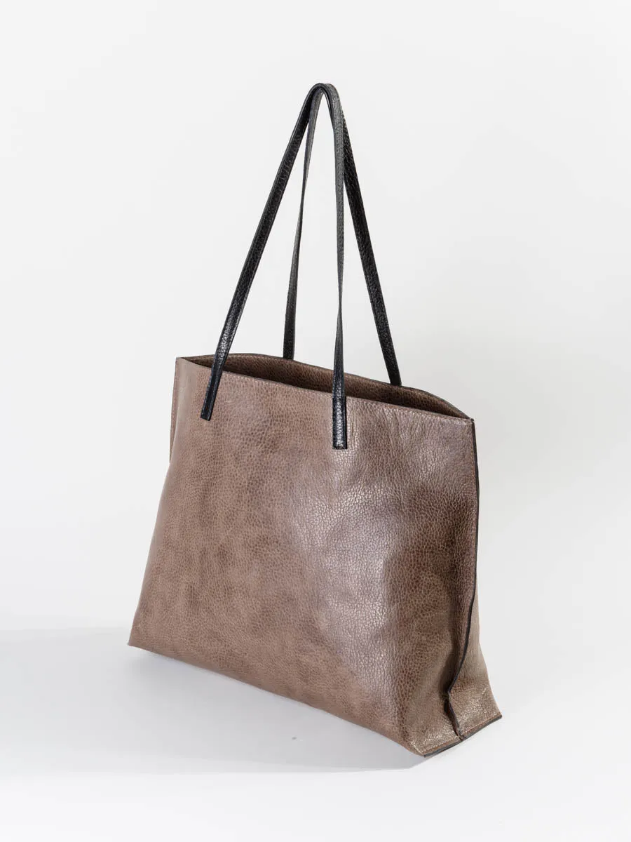 classic shopper - taupe