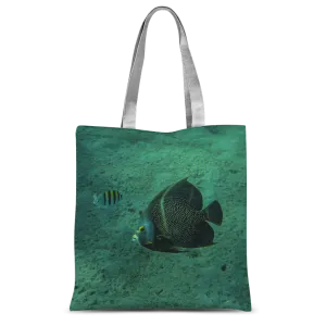 Classic Sublimation Tote Bag - Reef Fish Collection - Angel