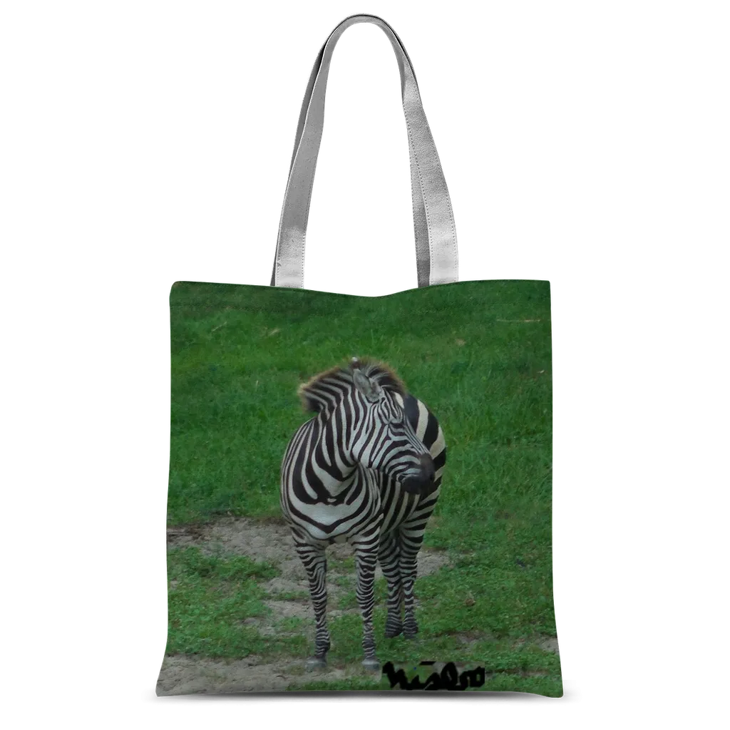 Classic Sublimation Tote Bag - Zoey the Zebra Collection