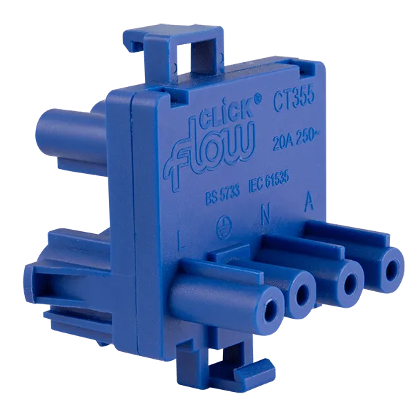 Click CT355 4 Pole (1 in 2 Out) Compact Splitter