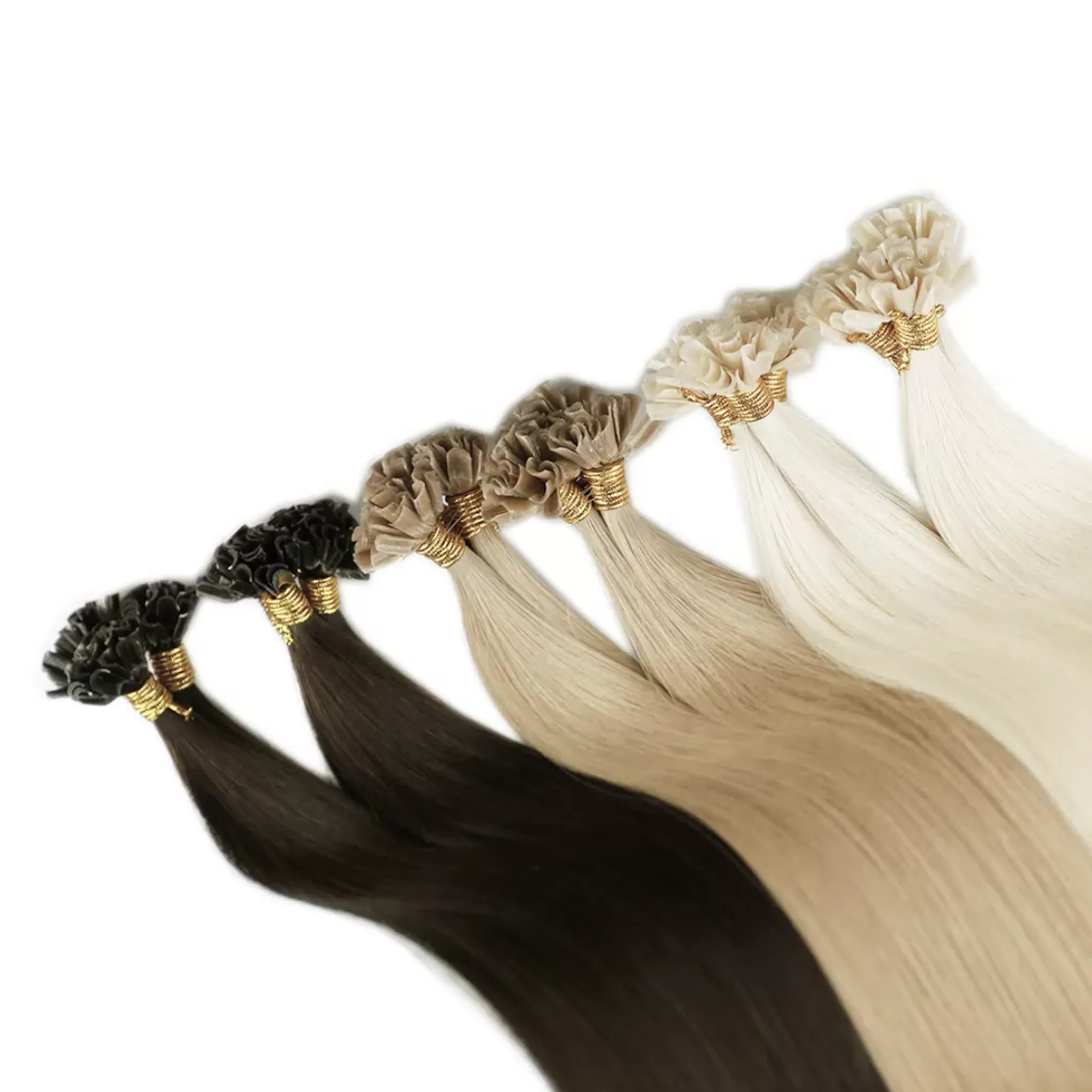 Clutch Keratin Tip (K-Tip) Hair Extensions 18"