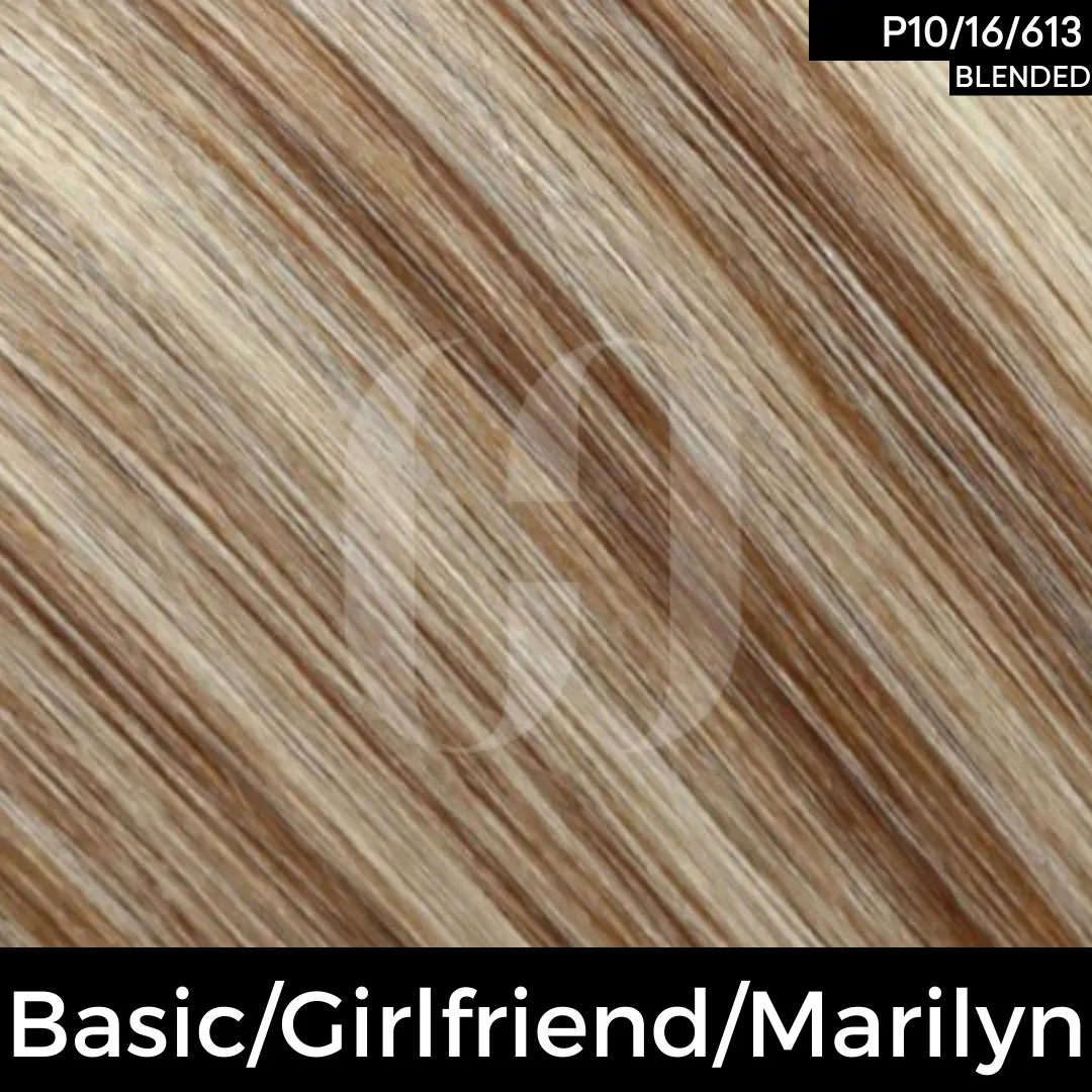Clutch Keratin Tip (K-Tip) Hair Extensions 18"
