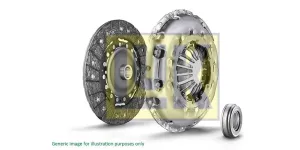 Clutch Kit Citroen C4 2.0,C5,Xsara,Peugeot 206,307,406,806,807,Partner (Dw10Td,Ew12J4,Xu10J2,Ew10J4,Ew10J4,Ew10J4S) (Luk) (R325Mk)