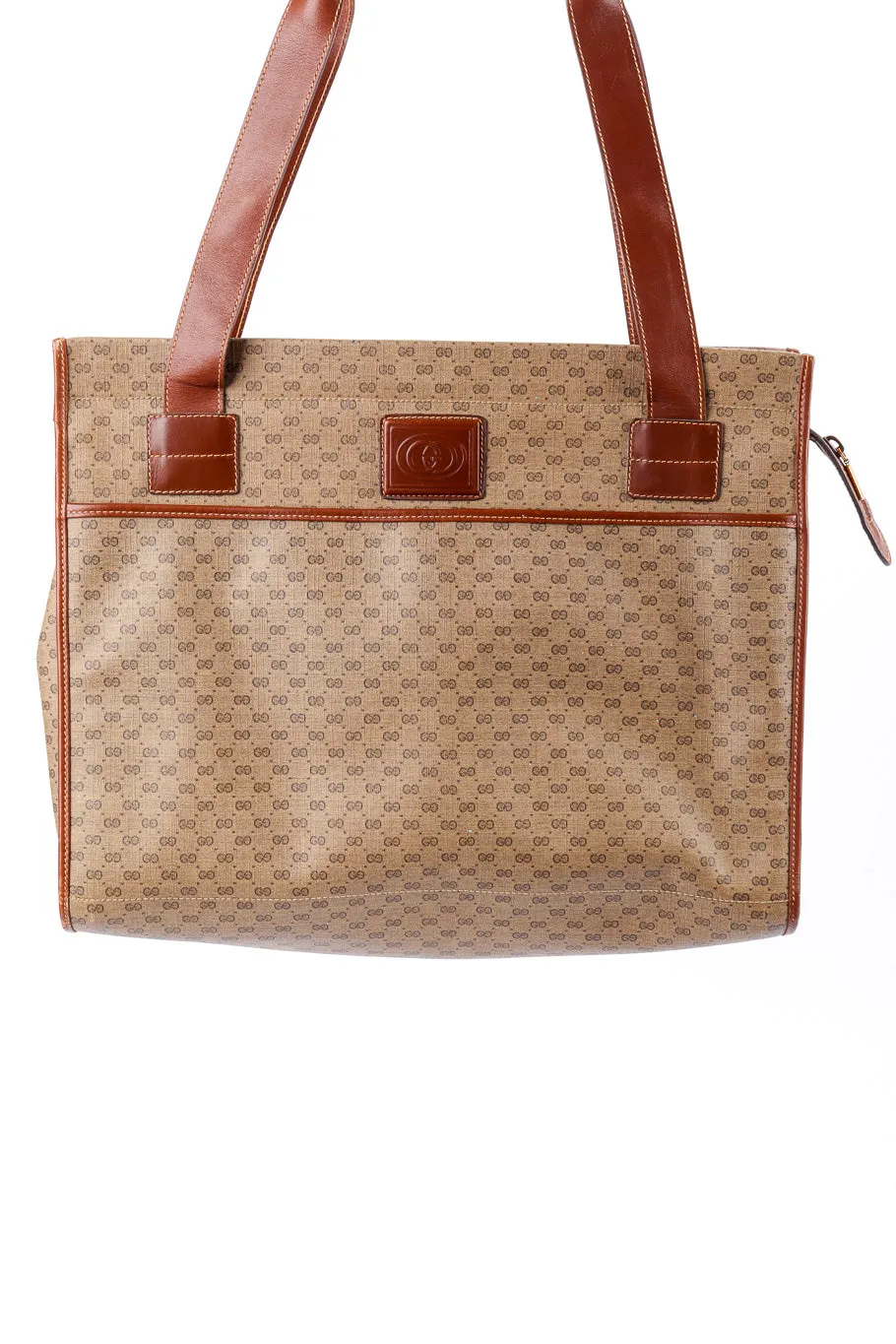 Coated Canvas & Leather GG Tote