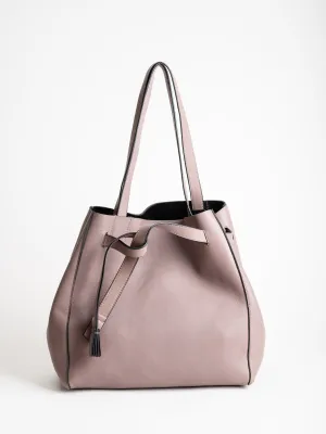convertible tote - mauve cowdray