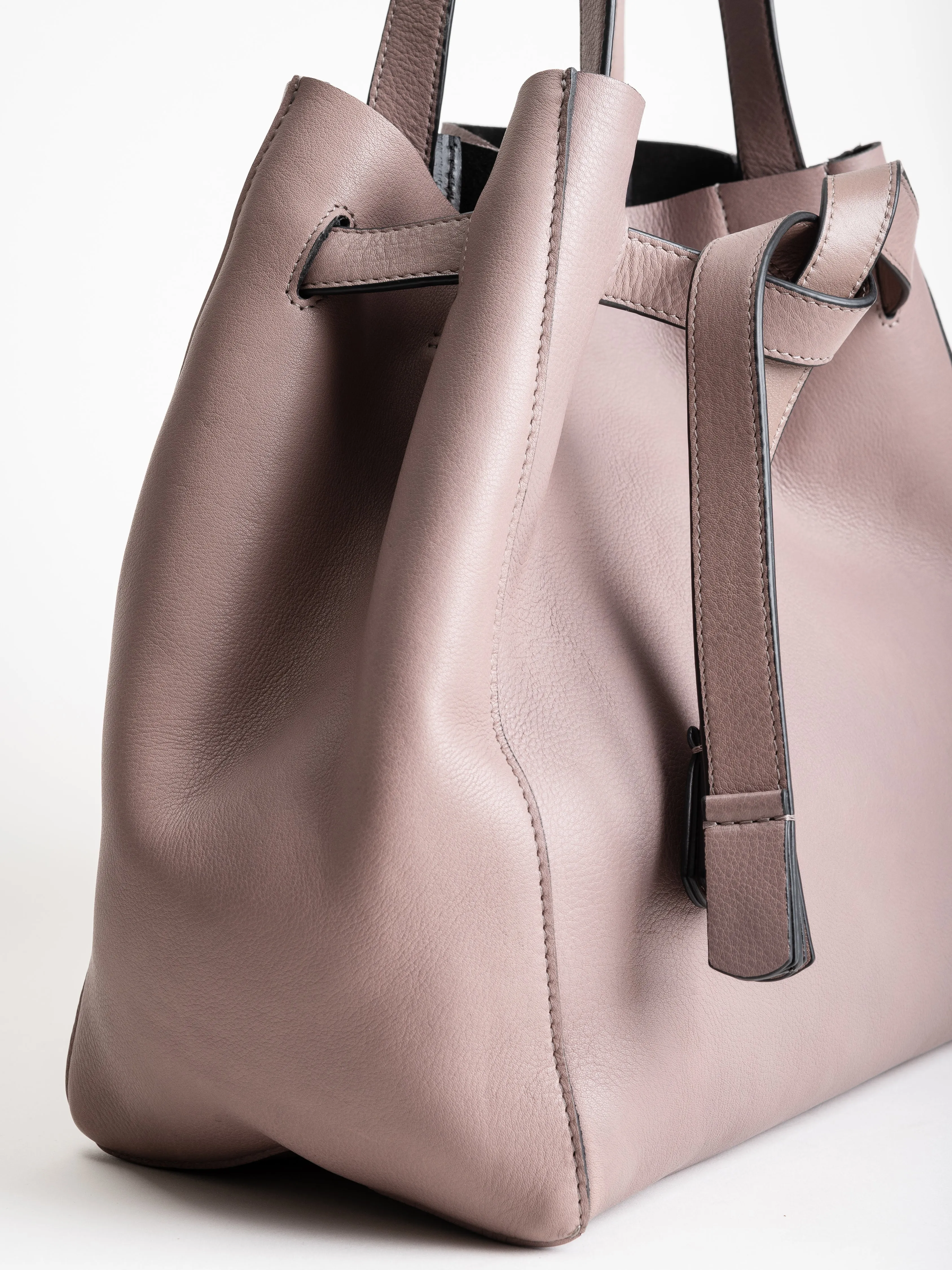 convertible tote - mauve cowdray