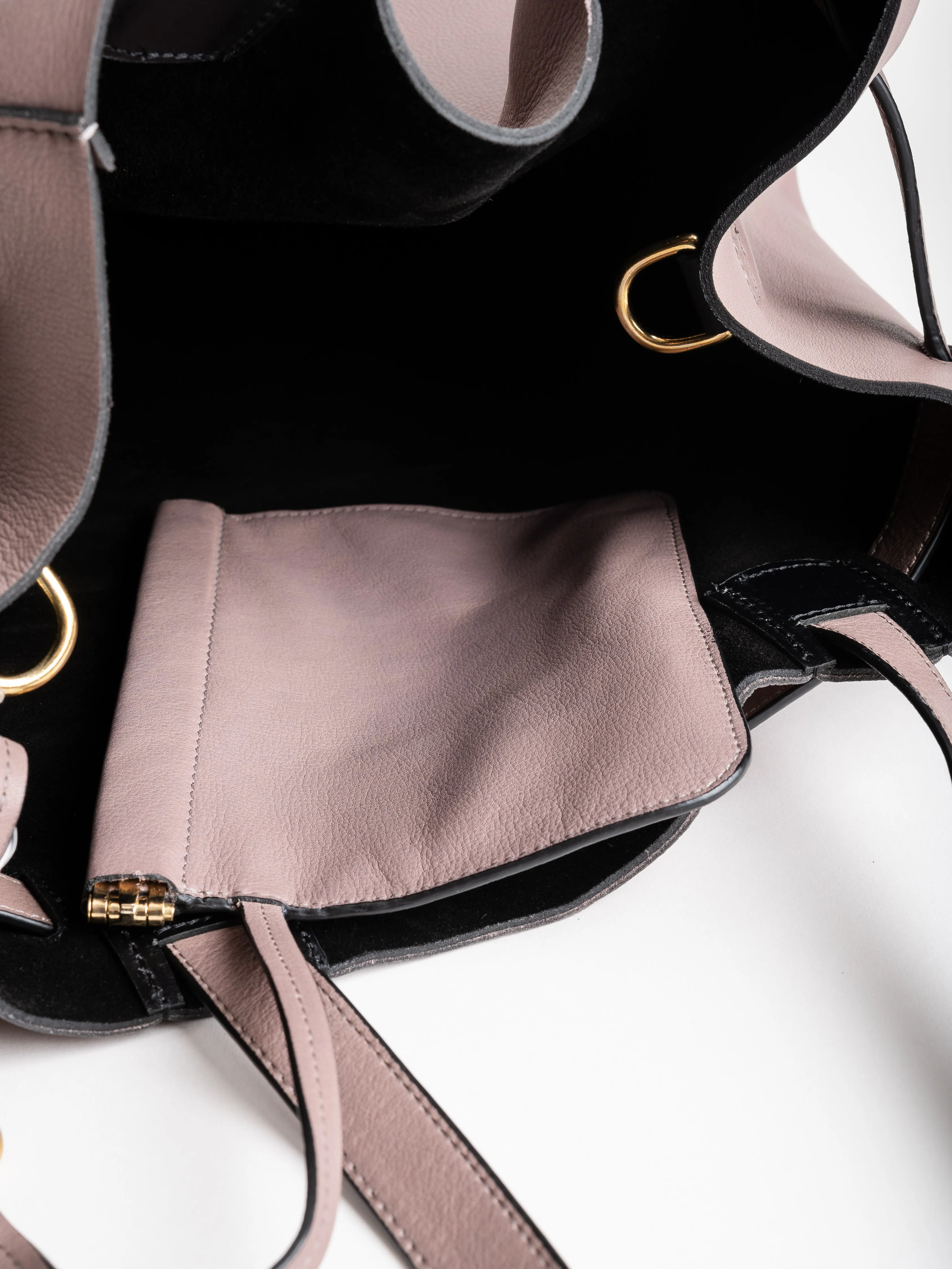 convertible tote - mauve cowdray