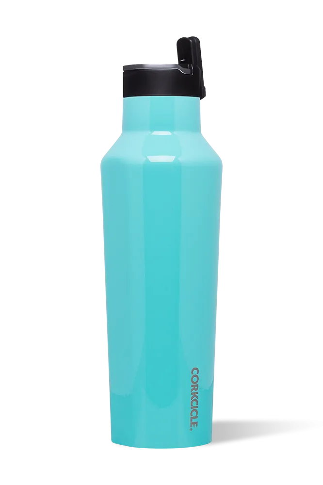 Corkcicle  Sport Canteen 20oz Gloss Turquoise