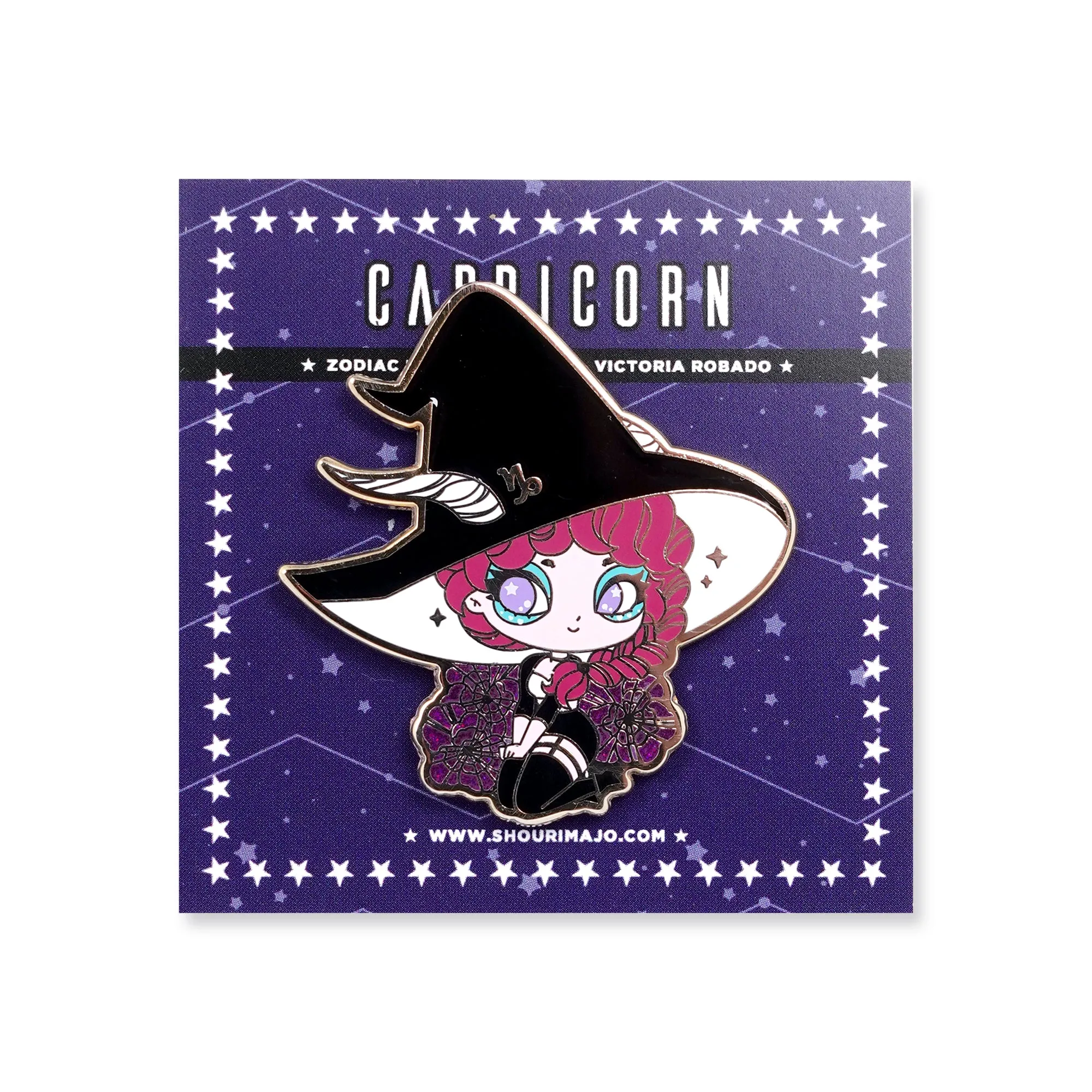 Cosmeek Zodiac Witches Enamel Pins