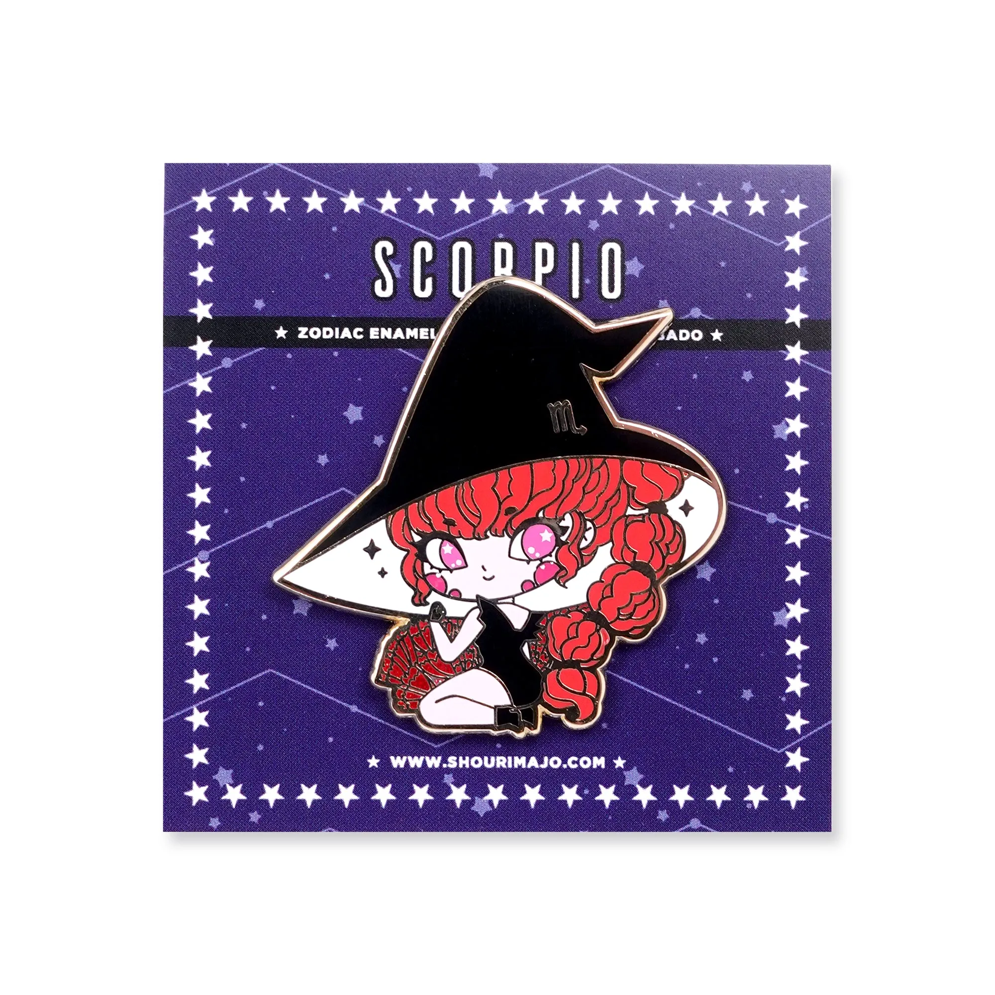 Cosmeek Zodiac Witches Enamel Pins