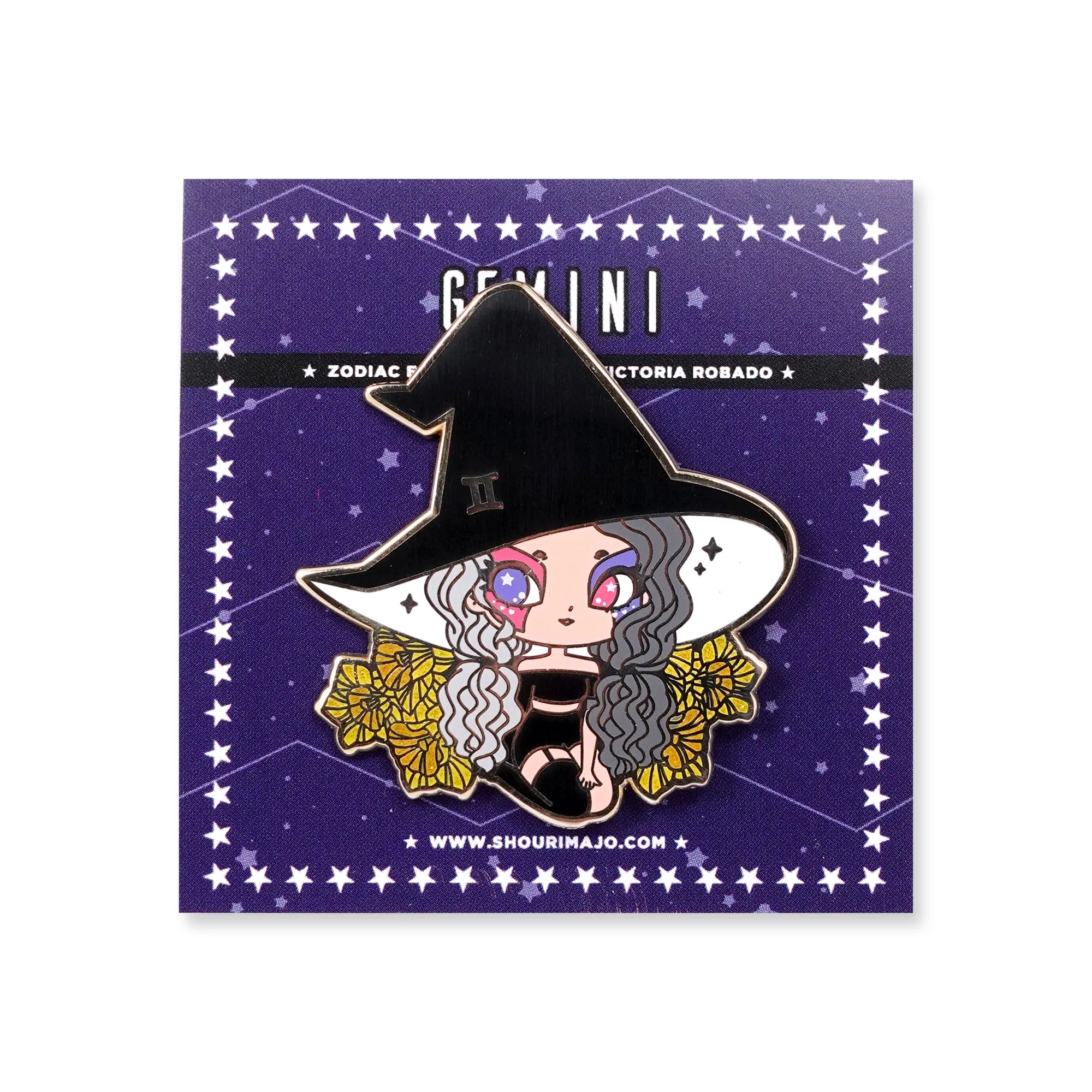 Cosmeek Zodiac Witches Enamel Pins