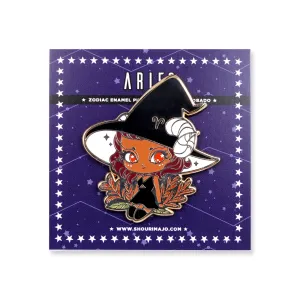 Cosmeek Zodiac Witches Enamel Pins