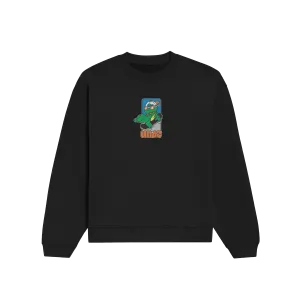 CREWNECK BLACK - DAY SKATER