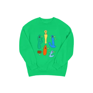 CREWNECK GREEN - SEXE ORAL DILDO