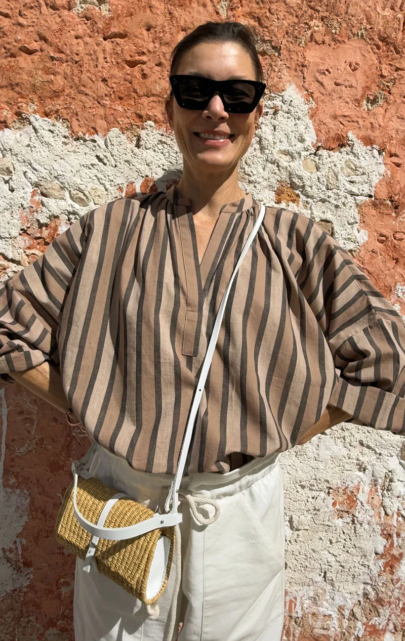 Cross body Muun Straw bag