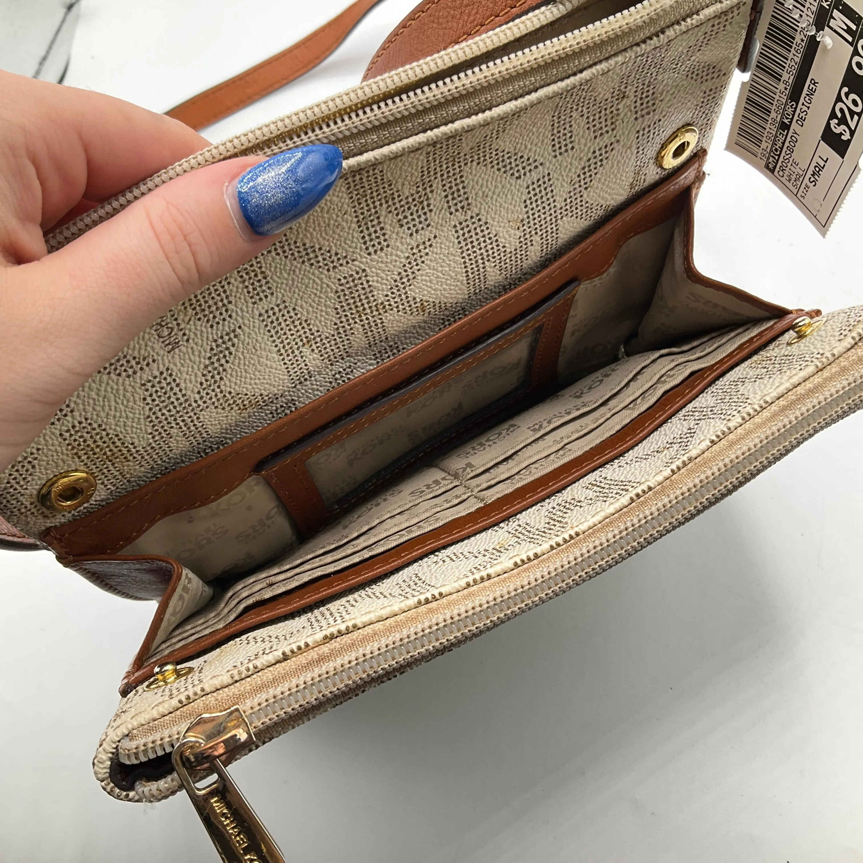 Crossbody Designer By Michael Kors, Size: Small
