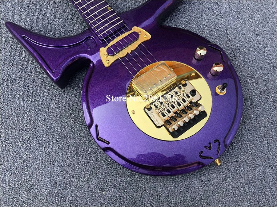 Custom High Quality Prince Purple Rain  Electric Guitar