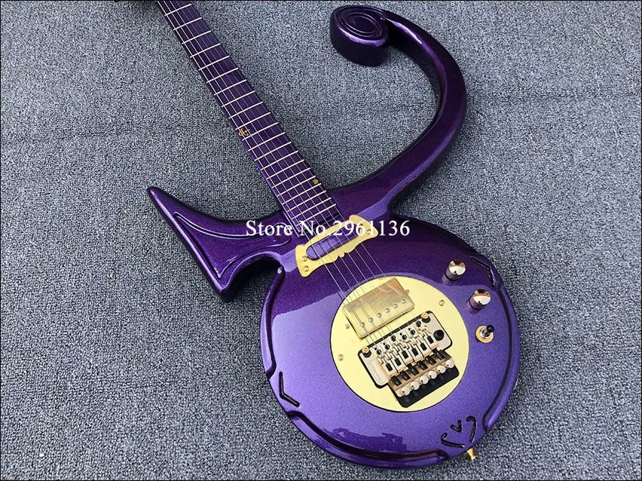 Custom High Quality Prince Purple Rain  Electric Guitar